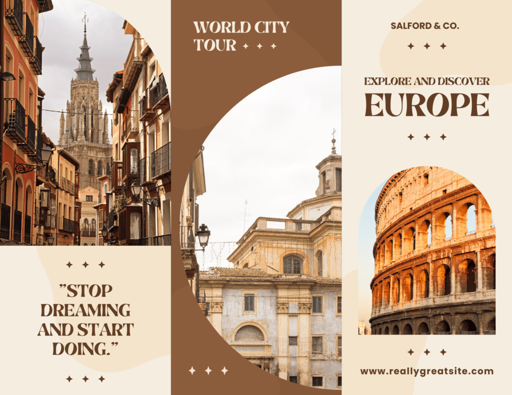 Travel Brochure Sample